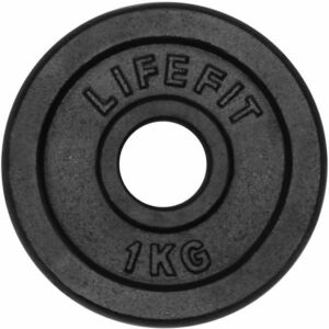 Lifefit KOTOUC 1 KG x 30 MM Nakládací kotouč, černá, velikost obraz
