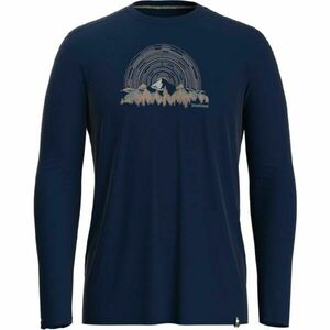 Smartwool NEVER SUMMER MOUNTAINS GRAPHIC Pánské triko, tmavě modrá, velikost obraz