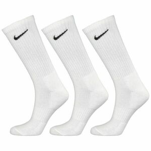 Nike EVERY DAY CUSH CREW 3PR Ponožky, bílá, veľkosť XL obraz