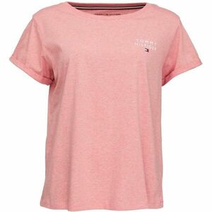 Tommy Hilfiger SHORT SLEEVE T-SHIRT Dámské tričko, růžová, velikost obraz