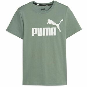 Puma ESSENTIALS LOGO TEE Chlapecké triko, khaki, velikost obraz