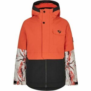 Ziener AWED Chlapecká lyžařská/snowboardová bunda, oranžová, velikost obraz