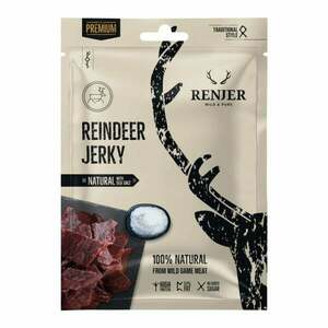 Sušené sobí maso Reindeer Jerky 15 x 25 g mořská sůl - Renjer obraz