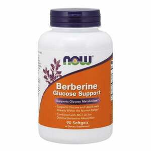 Berberine Glucose Support 90 kaps. - NOW Foods obraz