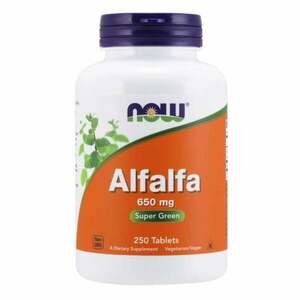 Alfalfa 650 mg 250 tab. - NOW Foods obraz