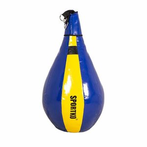 Boxovací pytel SportKO GP4 52x70cm / cca 10kg modro-žlutá obraz
