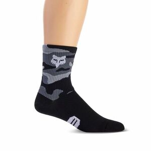 Cyklo ponožky FOX 6" Ranger Sock Black Camo S/M (39-42) obraz