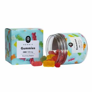 CBD Gummies medvídci Hemnia, 100 mg CBD, 20 ks třešeň, kiwi, ananas, jahoda obraz