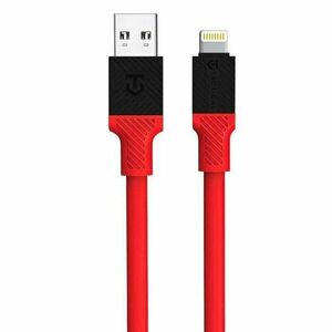 Kabel Fat Man Cable Tactical®, USB-A/Lightning – Červená (Barva: Červená) obraz