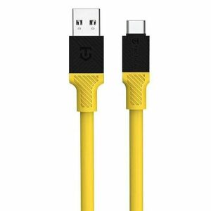 Kabel Fat Man Cable Tactical®, USB-A/USB-C – Žlutá (Barva: Žlutá) obraz