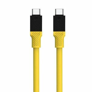 Kabel Fat Man Cable Tactical®, USB-C/USB-C – Žlutá (Barva: Žlutá) obraz