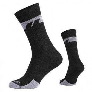 Ponožky Alpine Merino Medium Pentagon® – Černá (Barva: Černá, Velikost: 45-47) obraz