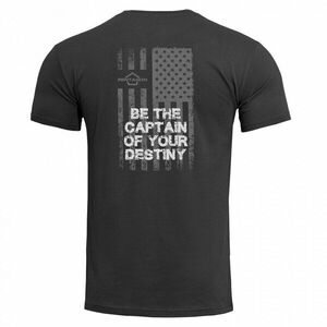 Pánské tričko Ageron American Flag Pentagon® – Černá (Barva: Černá, Velikost: 3XL) obraz