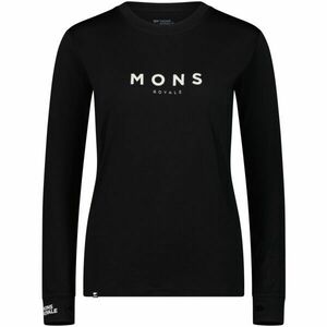 MONS ROYALE YOTEI CLASSIC Dámské merino tričko, černá, velikost obraz
