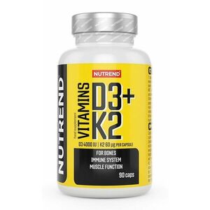 Vitamins D3+K2 - Nutrend 90 kaps. obraz