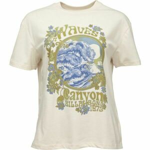 Billabong WAVES IN THE CANYON Dámské tričko, bílá, velikost obraz