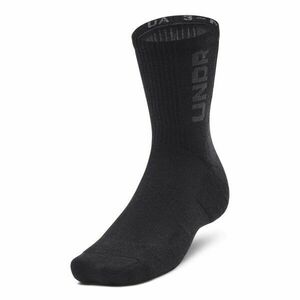 Under Armour 3-MAKER MID-CREW 3PK Unisex ponožky, černá, velikost obraz