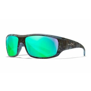 Sluneční brýle Wiley X® Omega – rámeček Kryptek Neptune™, Captivate™ zelené polarizované mirror (Barva: Kryptek Neptune™, Čočky: Captivate™ zelené pol obraz