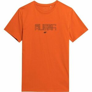 4F T-SHIRT Pánské triko, oranžová, velikost obraz