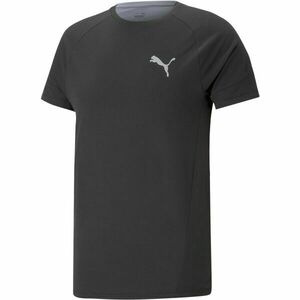 Puma EVOSTRIPE TEE Pánské sportovní triko, černá, velikost obraz