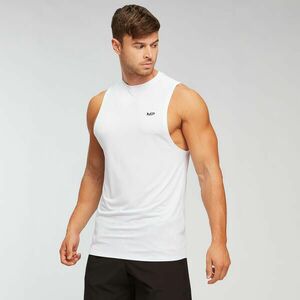 MP pánské tréninkové tričko bez rukávů – Bílé - XXXL obraz