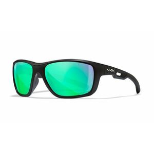 Sluneční brýle Aspect Captivate Wiley X® – Brown Polarized w/ Green Mirror, Černá (Barva: Černá, Čočky: Brown Polarized w/ Green Mirror) obraz