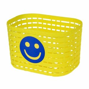 Dětský plastový přední košík M-Wave P Children's Basket žlutá obraz