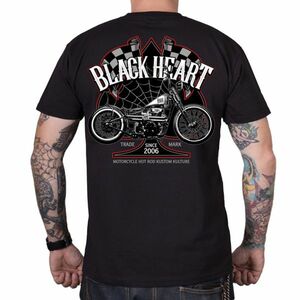 Triko BLACK HEART Chopper Race 3XL černá obraz