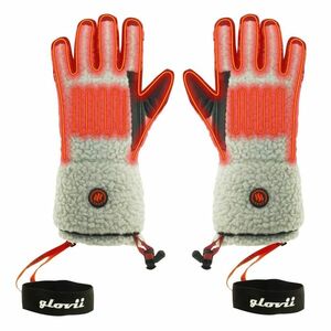 Vyhřívané rukavice ve stylu shearling Glovii GS3 béžovo-černá XL obraz