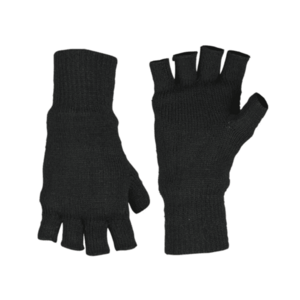 Mil-tec rukavice Thinsulate ™ pletené bez prstů, černé obraz