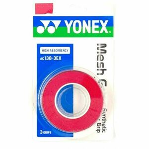 Yonex MESH GRAP AC138 3 KS Vrchní omotávka, červená, velikost obraz