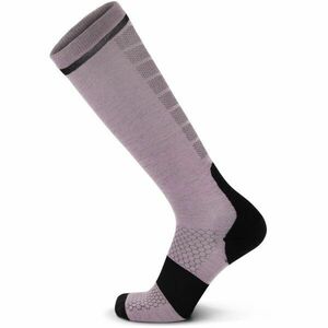 MONS ROYALE PRO LITE MERINO SNOW Unisex merino ponožky, fialová, velikost obraz