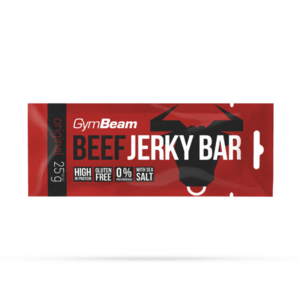 Beef Jerky Bar 25 x 25 g originál - GymBeam obraz