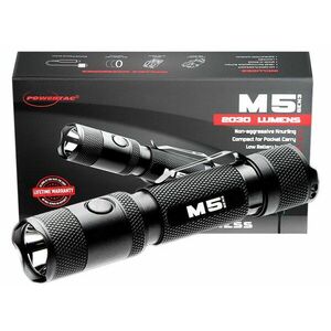 Svítilna M5 Gen3 / 2030 lm PowerTac® + ofsetová montáž na zbraň (Barva: Černá) obraz