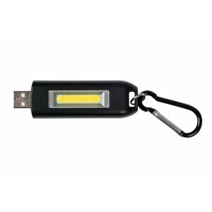BasicNature USB LED klíčenka černá obraz