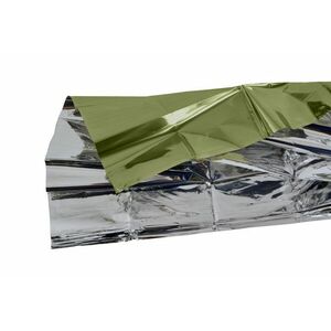 Origin Outdoors Olivově stříbrná deka pro přežití XL obraz