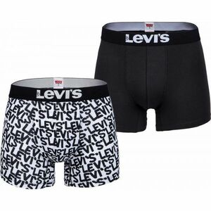 Levi's® MEN SCRIBBLE LOGO BOXER BRIEF 2P Pánské boxerky, bílá, velikost obraz