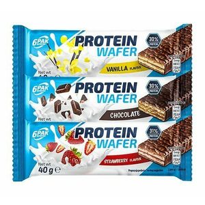 Protein Wafer - 6PAK Nutrition 40 g Chocolate obraz