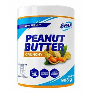 Peanut Butter - 6PAK Nutrition 908 g Smooth obraz