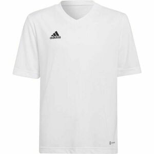 adidas ENTRADA 22 JERSEY Juniorský fotbalový dres, bílá, velikost obraz