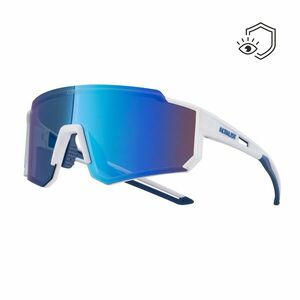 Sportovní sluneční brýle Altalist Legacy 2 bílá s modrými skly obraz