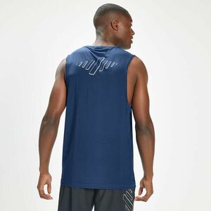 MP pánské tričko bez rukávů Infinity Mark Graphic Training – výrazně modré - XS obraz