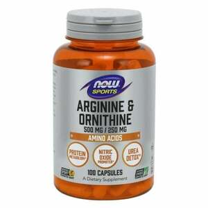 Arginin & Ornitin 250 kaps. - NOW Foods obraz
