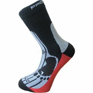 PROGRESS MERINO Turistické ponožky s merinem, černá, veľkosť 35-38 obraz