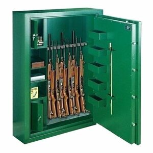 Trezorová skříň pro zbraně Sport N10 Premium Rottner® (Barva: Zelená, Varianta: Trezorový zámek na klíč) obraz
