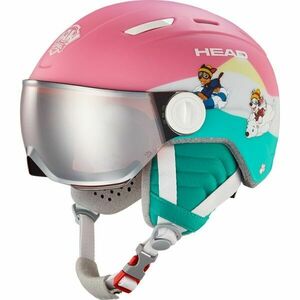 Head MAJA VISOR Dětská lyžařská helma, růžová, velikost obraz