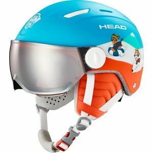 Head MOJO VISOR Dětská lyžařská helma, tyrkysová, velikost obraz