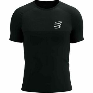 Compressport PERFORMANCE SS TSHIRT Pánské běžecké triko, černá, velikost obraz