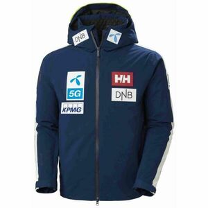 Helly Hansen WORLD CUP INSULATED Pánská zateplená lyžařská bunda, modrá, veľkosť L obraz