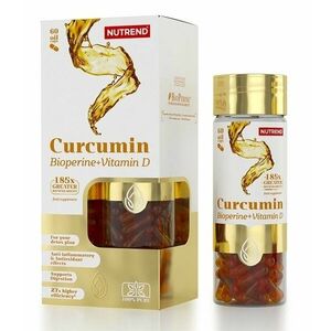 Curcumin + Bioperine + Vitamin D - Nutrend 60 kaps. obraz